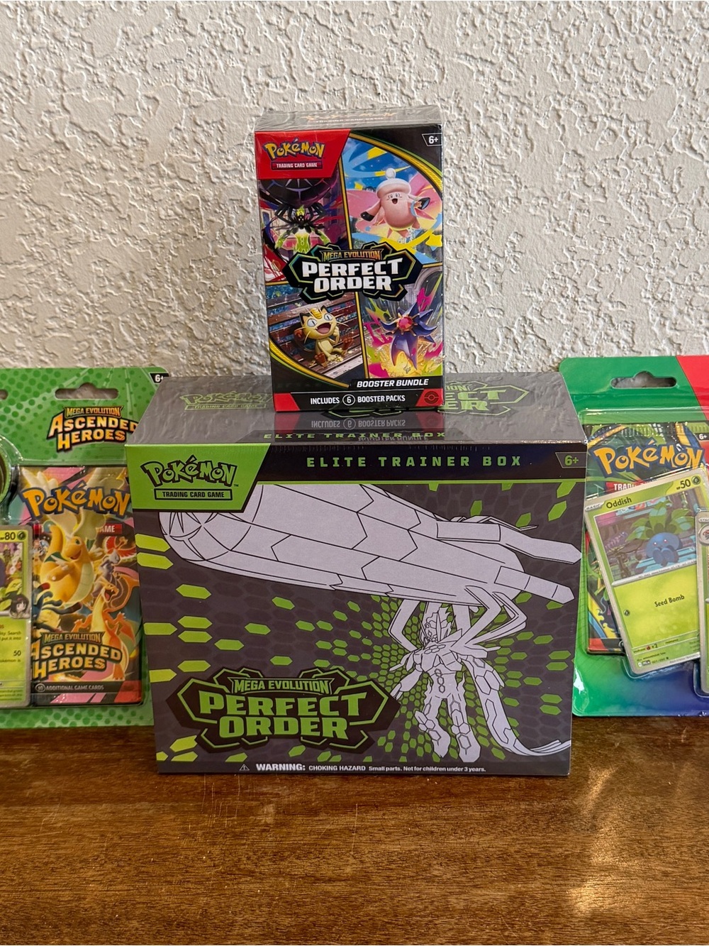 Pokémon TCG Perfect Order ETB + Perfect Order Booster Bundle + 2x Blister Pack